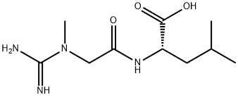 L-Leucine, N-(aminoiminomethyl)-N-methylglycyl- 구조식 이미지