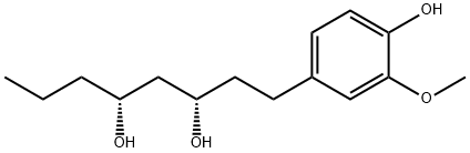 3,5-Octanediol, 1-(4-hydroxy-3-methoxyphenyl)-, (3S,5R)- Structure