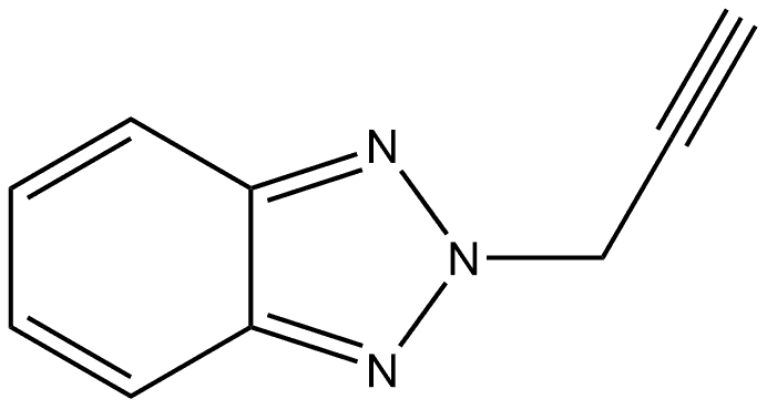 2-propargylbenzotriazole Structure