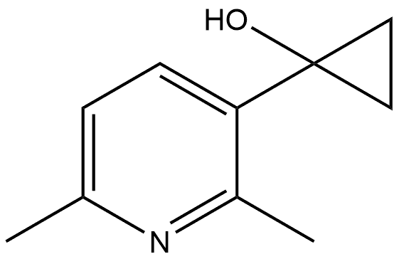 1-(2,6-Dimethyl-3-pyridinyl)cyclopropanol Structure