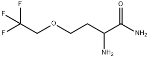 Butanamide, 2-amino-4-(2,2,2-trifluoroethoxy)- Structure