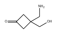 Cyclobutanone, 3-(aminomethyl)-3-(hydroxymethyl)- Structure