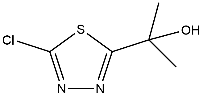 5-Chloro-α,α-dimethyl-1,3,4-thiadiazole-2-methanol Structure