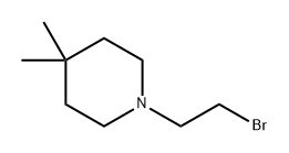 Piperidine, 1-(2-bromoethyl)-4,4-dimethyl- Structure