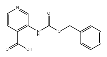 4-Pyridinecarboxylic acid, 3-[[(phenylmethoxy)carbonyl]amino]- Structure