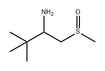 2-Butanamine, 3,3-dimethyl-1-(methylsulfinyl)- Structure