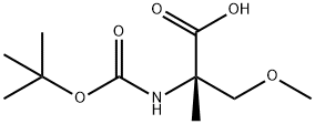 Serine, N-[(1,1-dimethylethoxy)carbonyl]-O,2-dimethyl- 구조식 이미지