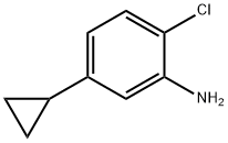 2-chloro-5-cyclopropylaniline Structure