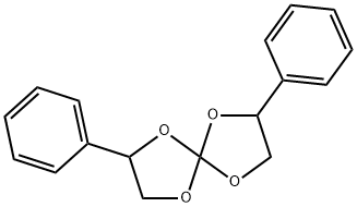 1,4,6,9-Tetraoxaspiro[4.4]nonane, 2,7-diphenyl- Structure