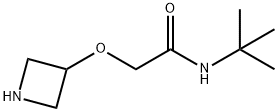 Acetamide, 2-(3-azetidinyloxy)-N-(1,1-dimethylethyl)- Structure