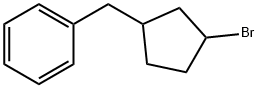 [(3-bromocyclopentyl)methyl]benzene Structure