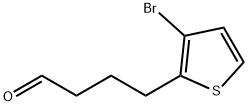 2-Thiophenebutanal, 3-bromo- Structure