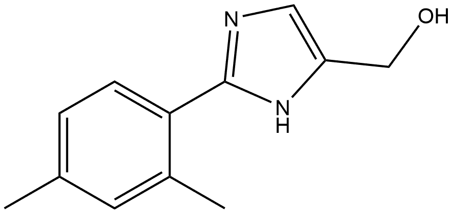 2-(2,4-Dimethylphenyl)imidazole-5-methanol Structure