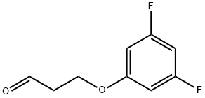 3-(3,5-Difluorophenoxy)propanal Structure