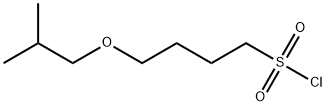 1-Butanesulfonyl chloride, 4-(2-methylpropoxy)- Structure