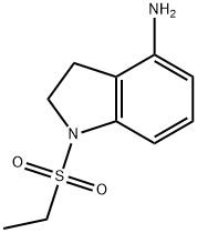 1H-Indol-4-amine, 1-(ethylsulfonyl)-2,3-dihydro- Structure