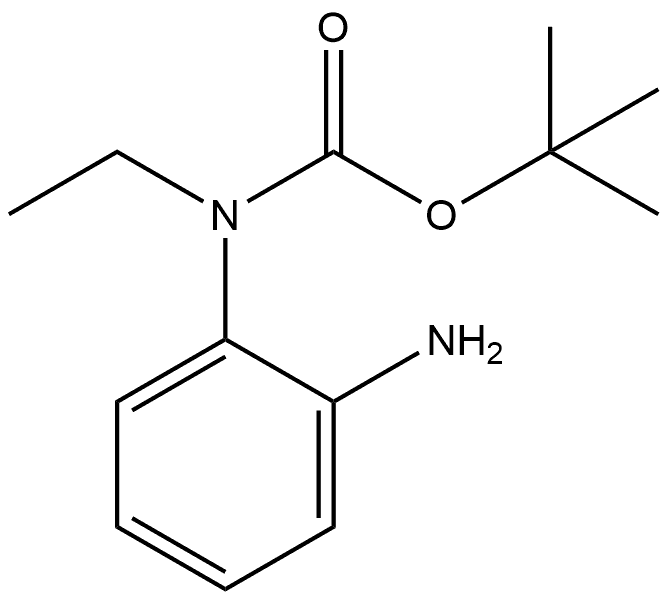 1,1-Dimethylethyl N-(2-aminophenyl)-N-ethylcarbamate Structure