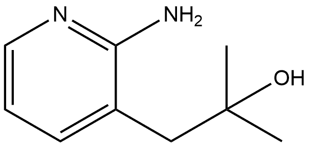 3-Pyridineethanol, 2-amino-α,α-dimethyl- Structure