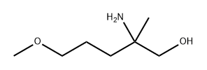 1-Pentanol, 2-amino-5-methoxy-2-methyl- Structure