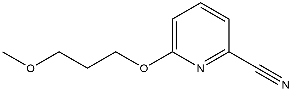 6-(3-Methoxypropoxy)-2-pyridinecarbonitrile Structure