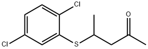 2-Pentanone, 4-[(2,5-dichlorophenyl)thio]- Structure