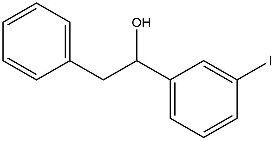 α-(3-Iodophenyl)benzeneethanol Structure