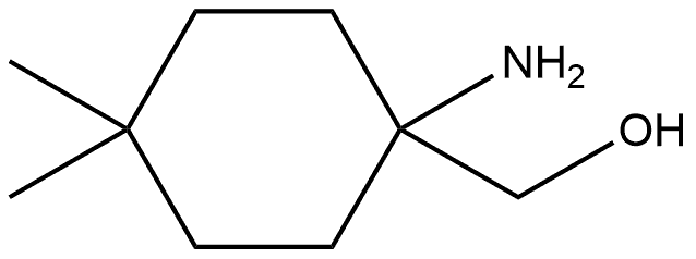 1-Amino-4,4-dimethylcyclohexanemethanol 구조식 이미지