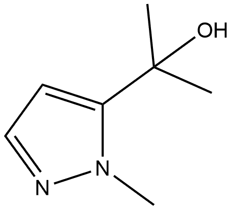 α,α,1-Trimethyl-1H-pyrazole-5-methanol Structure