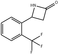 2-Azetidinone, 4-[2-(trifluoromethyl)phenyl]- Structure