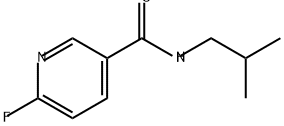 6-fluoro-N-(2-methylpropyl)pyridine-3-carboxamide Structure