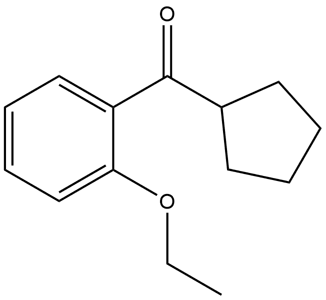 Cyclopentyl(2-ethoxyphenyl)methanone Structure