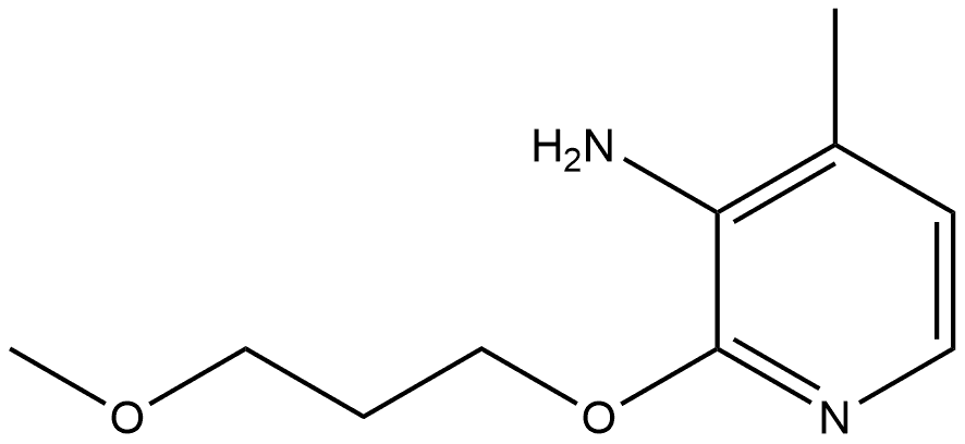 2-(3-Methoxypropoxy)-4-methyl-3-pyridinamine Structure