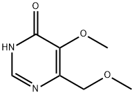 4(3H)-Pyrimidinone, 5-methoxy-6-(methoxymethyl)- Structure