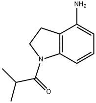 1-Propanone, 1-(4-amino-2,3-dihydro-1H-indol-1-yl)-2-methyl- Structure