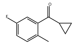 Methanone, cyclopropyl(5-fluoro-2-methylphenyl)- 구조식 이미지