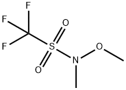 1,1,1-Trifluoro-N-methoxy-N-methylmethanesulfonamide Structure