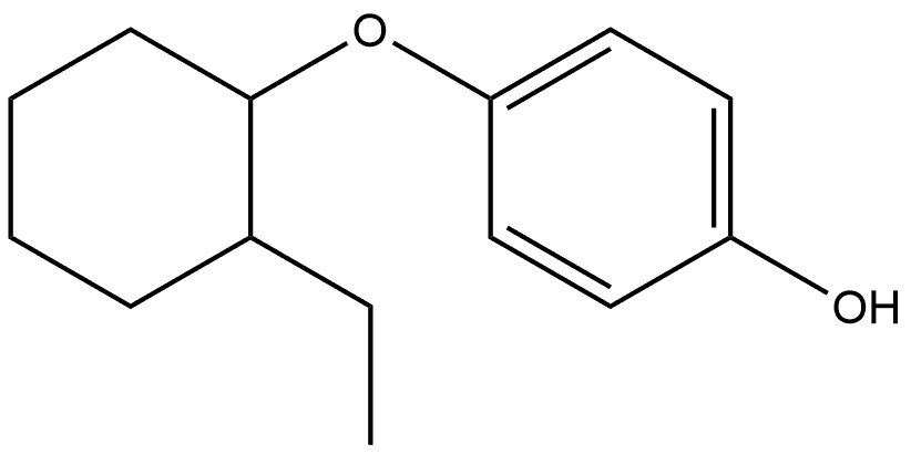 4-[(2-Ethylcyclohexyl)oxy]phenol Structure