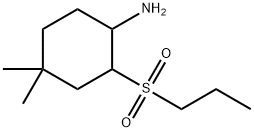 Cyclohexanamine, 4,4-dimethyl-2-(propylsulfonyl)- 구조식 이미지