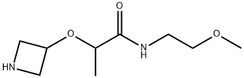 Propanamide, 2-(3-azetidinyloxy)-N-(2-methoxyethyl)- Structure