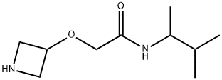 Acetamide, 2-(3-azetidinyloxy)-N-(1,2-dimethylpropyl)- Structure