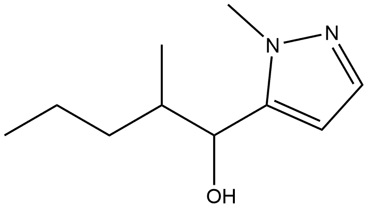 1-Methyl-α-(1-methylbutyl)-1H-pyrazole-5-methanol Structure