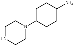 4-(Piperazin-1-yl)cyclohexan-1-amine Structure