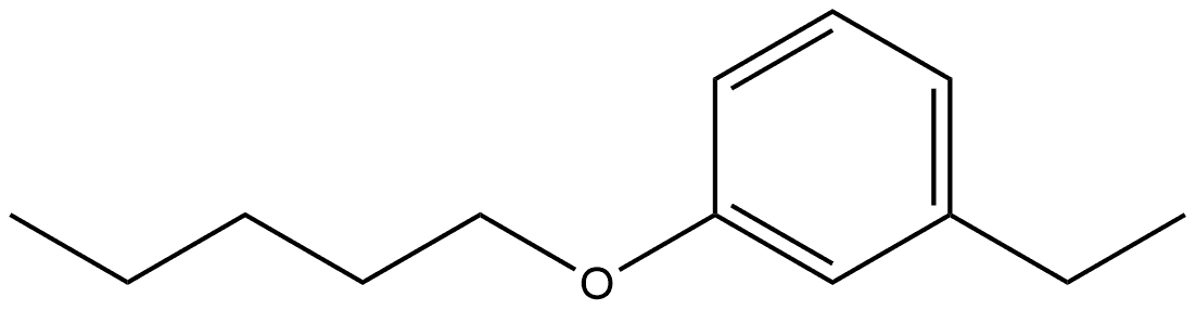 1-Ethyl-3-(pentyloxy)benzene Structure