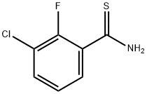 3-chloro-2-fluorobenzothioamide Structure