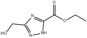 1H-1,2,4-Triazole-5-carboxylic acid, 3-(hydroxymethyl)-, ethyl ester Structure