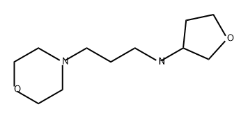 4-Morpholinepropanamine, N-(tetrahydro-3-furanyl)- Structure