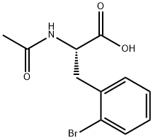 Phenylalanine, N-acetyl-2-bromo- Structure