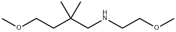 1-Butanamine, 4-methoxy-N-(2-methoxyethyl)-2,2-dimethyl- Structure