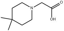 4,4-Dimethyl-1-piperidineacetic acid 구조식 이미지