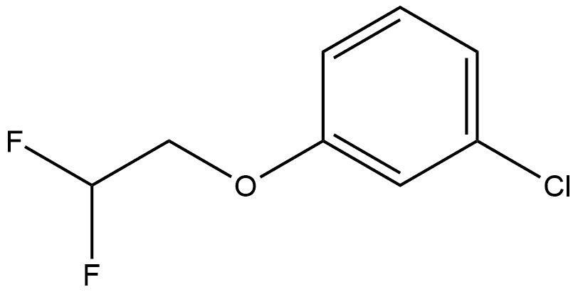 1-Chloro-3-(2,2-difluoroethoxy)benzene Structure